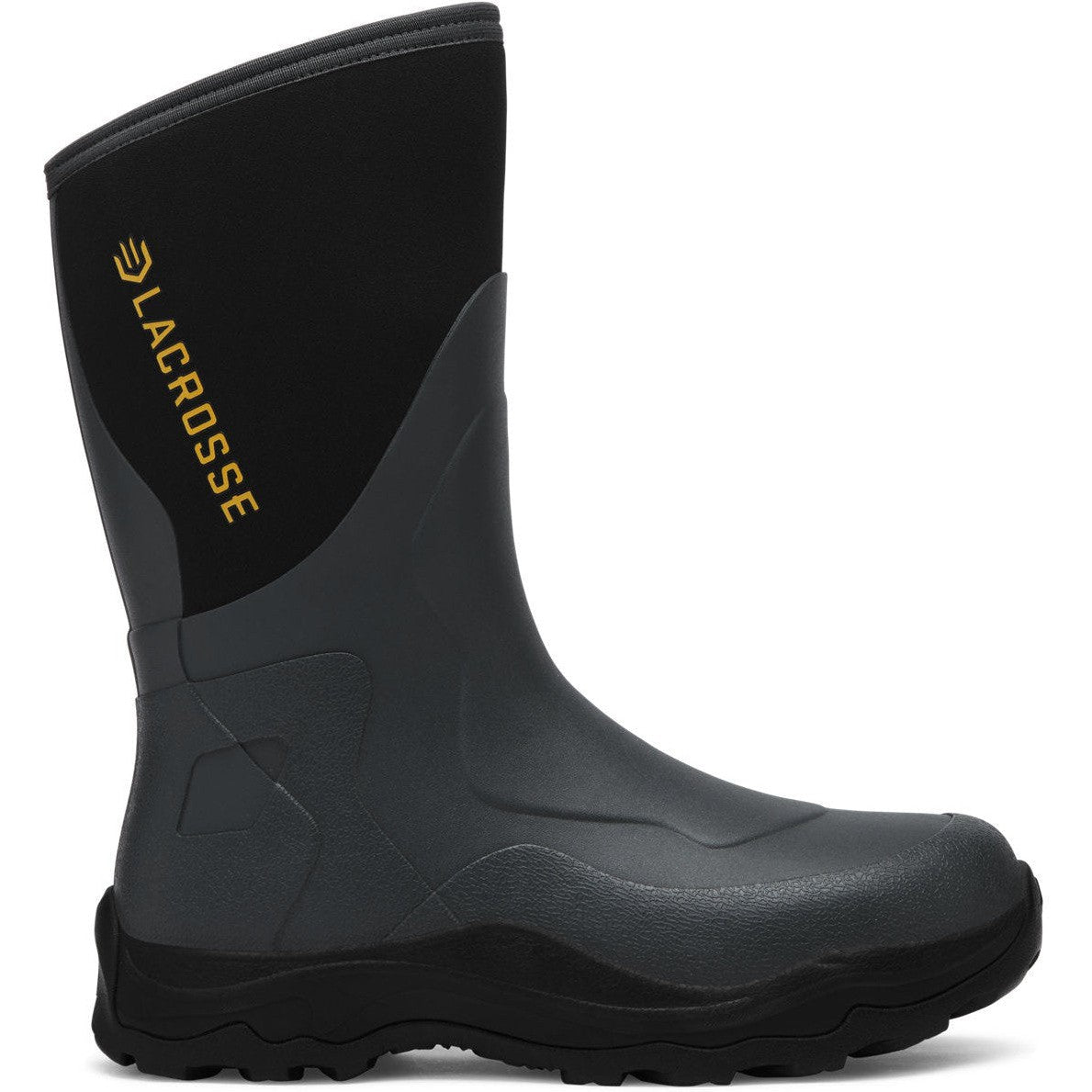 Lacrosse Men's Alpha Agility 12" Waterproof Pull On Field Work Boot -Black- 336881 7 / Medium / Brown - Overlook Boots