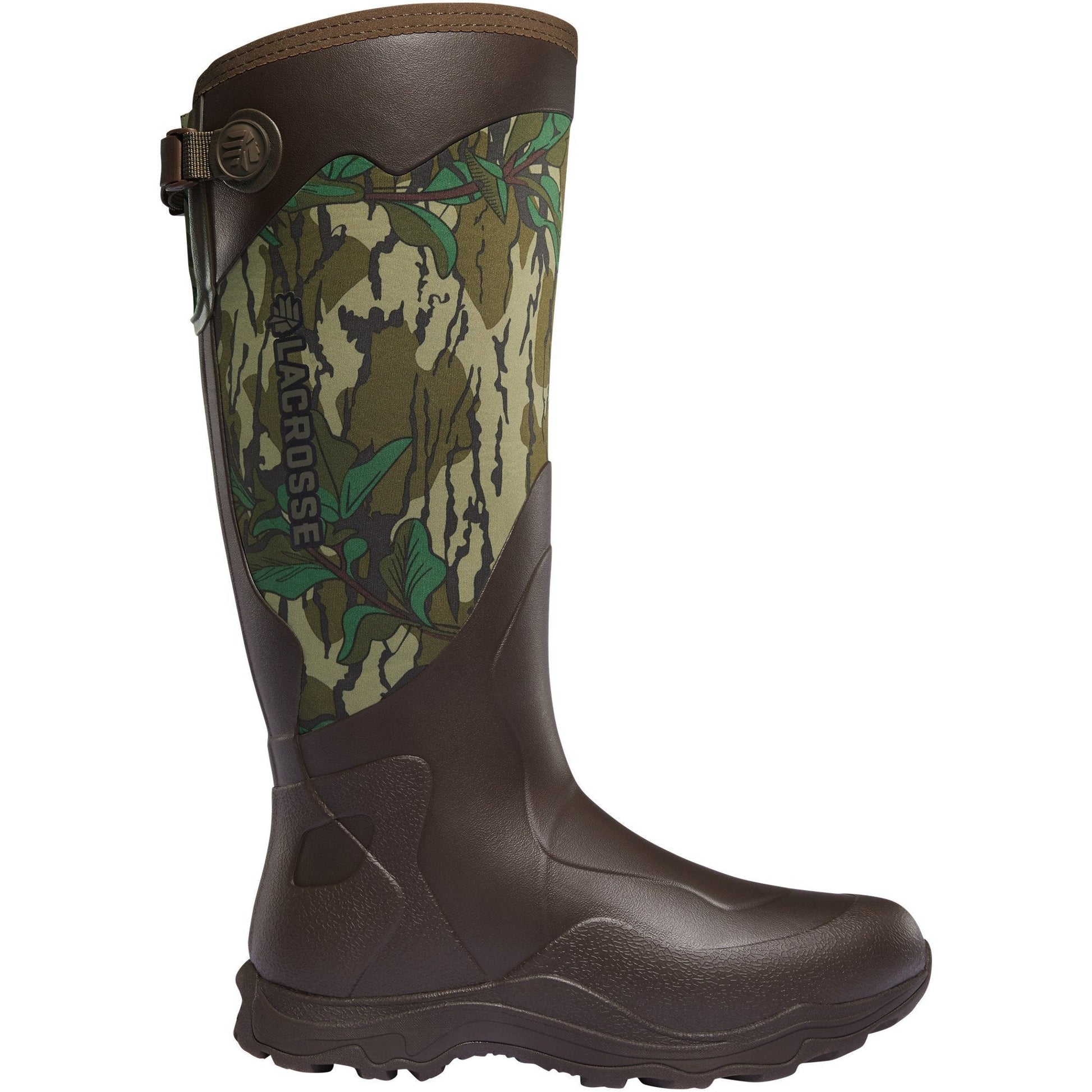 Lacrosse Men's Alpha Agility 17" Soft Toe Waterproof Rubber Hunt Boot Mossy Oak - 339073 6 / Mossy Oak Green Leaf - Overlook Boots