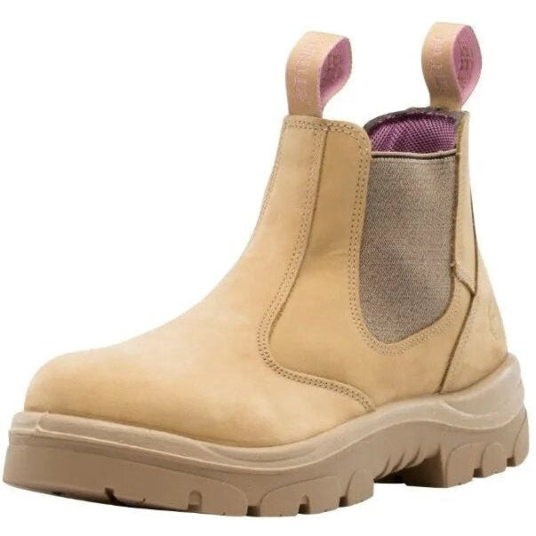 Steel Blue Women's Hobart Ladies 6" Waterproof Steel Toe Romeo Work Boot - Sand - 812891 - Overlook Boots