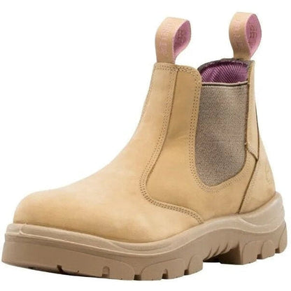 Steel Blue Women's Hobart Ladies 6" Waterproof Steel Toe Romeo Work Boot - Sand - 812891 - Overlook Boots