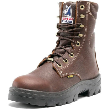 Steel Blue Men's Portland 8" Waterproof Soft Toe Lace Up Work Boot - Oak - 810955 - Overlook Boots