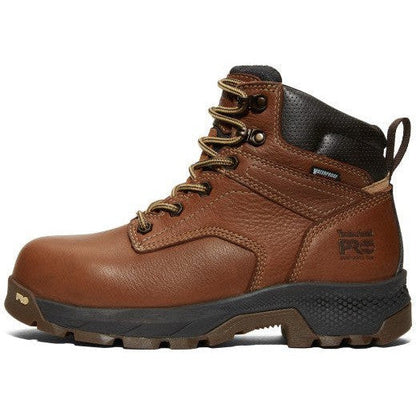 Timberland Pro Women's Titan Evolution 6" Composite Toe Waterproof Work Boot- Brown- TB1A5P1A214 - Overlook Boots