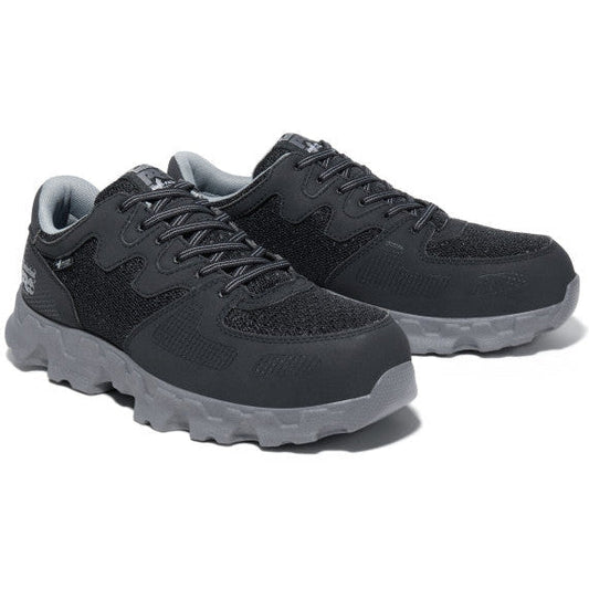 Timberland Pro Men's Powertrain Alloy Toe Sneaker Work Shoe -Black- TB092649001 7 / Medium / Black/Grey - Overlook Boots