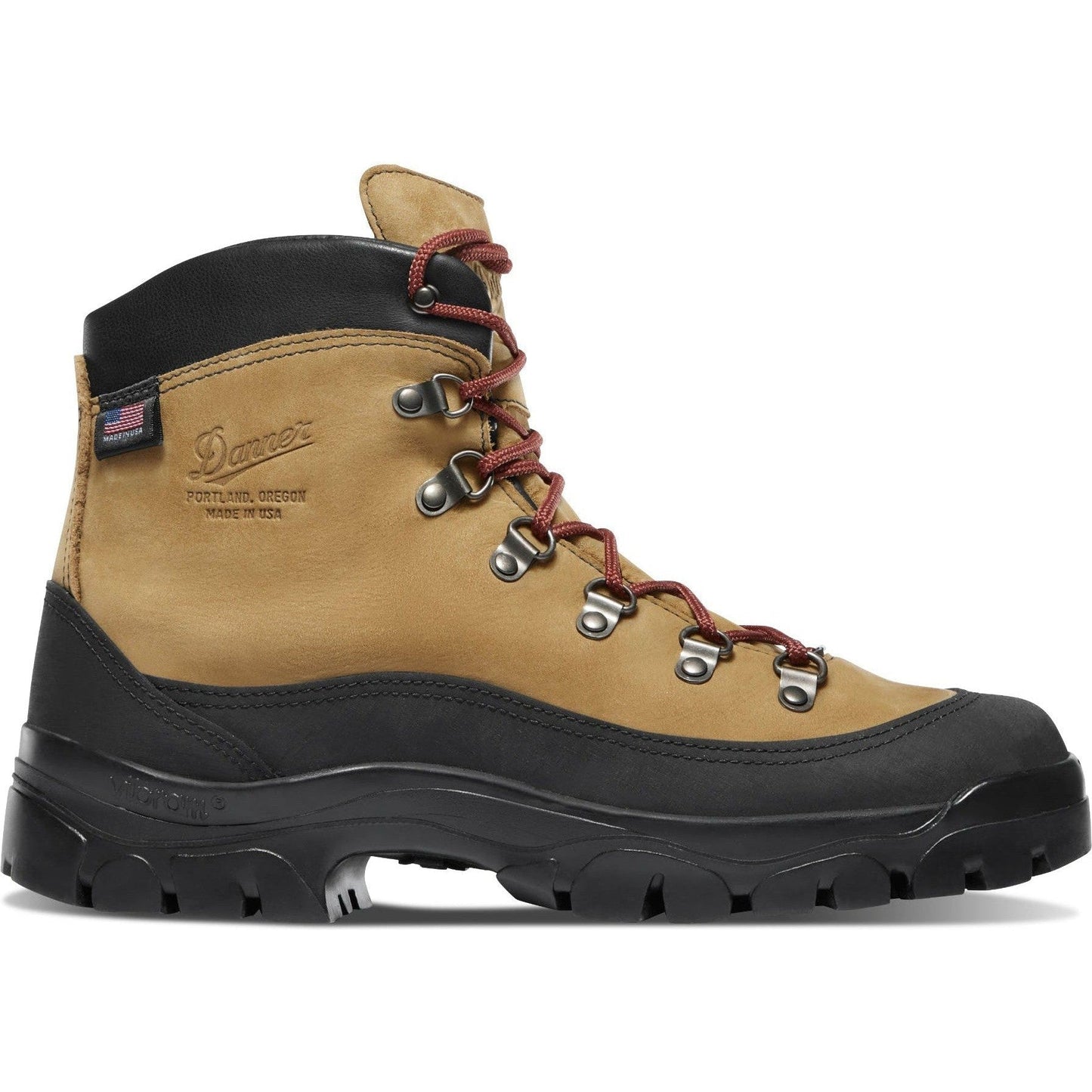 Danner Crater Rim 6" Hiking Boots - USA Made Waterproof GORE-TEX® Brown - 37440 - Overlook Boots