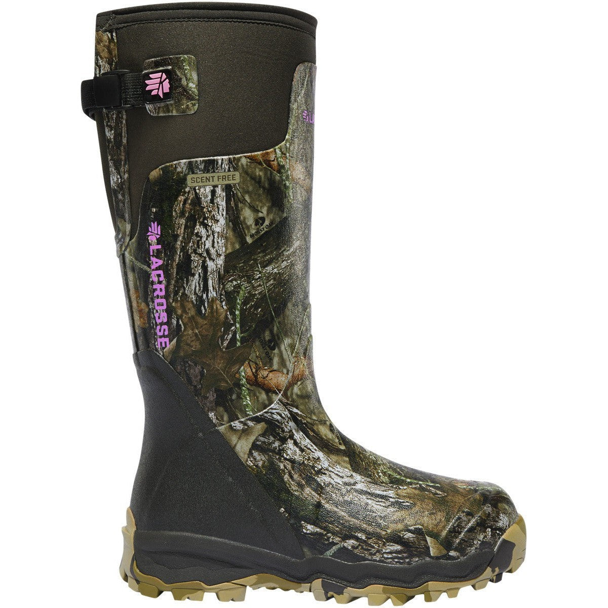 Lacrosse Women's Alphaburly Pro 15" Waterproof Rubber Hunt Boot Mossy Oak 376008 5 / Mossy Oak - Overlook Boots