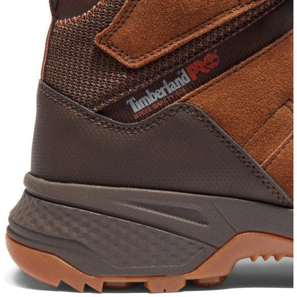 Timberland Pro Men's Switchback Lightweight Steel Toe Work Boot- Brown- TB1A2MTA214 - Overlook Boots