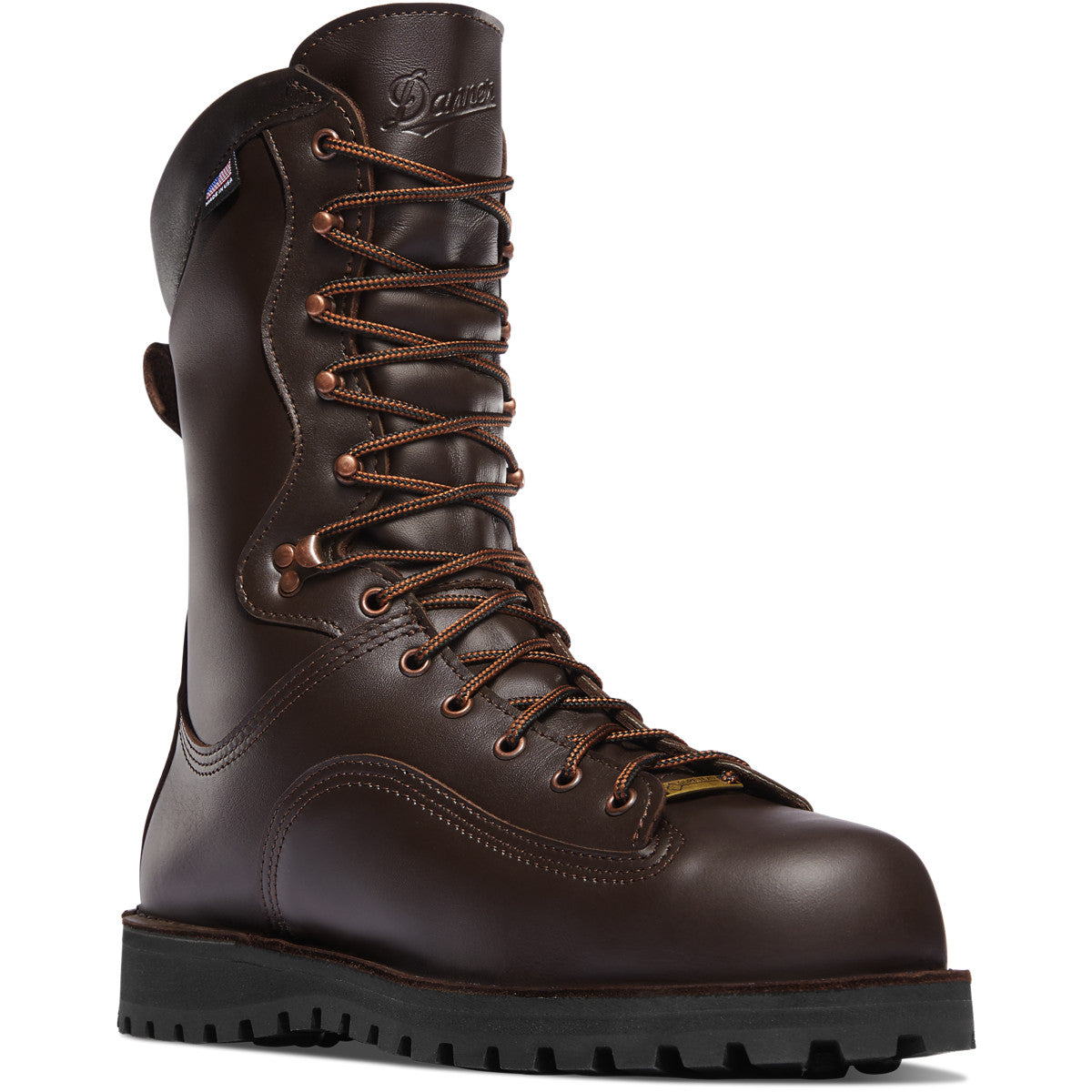 Danner Men's Trophy 10" USA Made Waterproof Ins Hunt Boot - Brown - 40000 7 / Medium / Brown - Overlook Boots