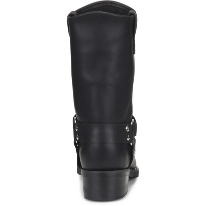 Double H Men's Barry 10" Square Toe USA Made Harness Boot- Black- 4008  - Overlook Boots
