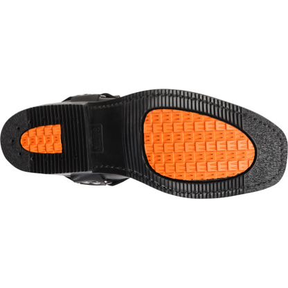 Double H Men's Barry 10" Square Toe USA Made Harness Boot- Black- 4008  - Overlook Boots