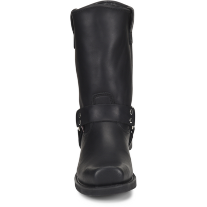Double H Men's Barry 10" Square Toe USA Made Harness Boot- Black- 4008  - Overlook Boots