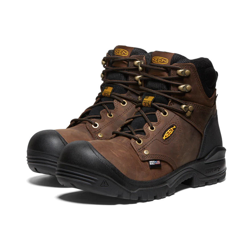 KEEN Utility Men's Independence 6" Waterproof Soft Toe Work Boot -Brown - 1026489 - Overlook Boots