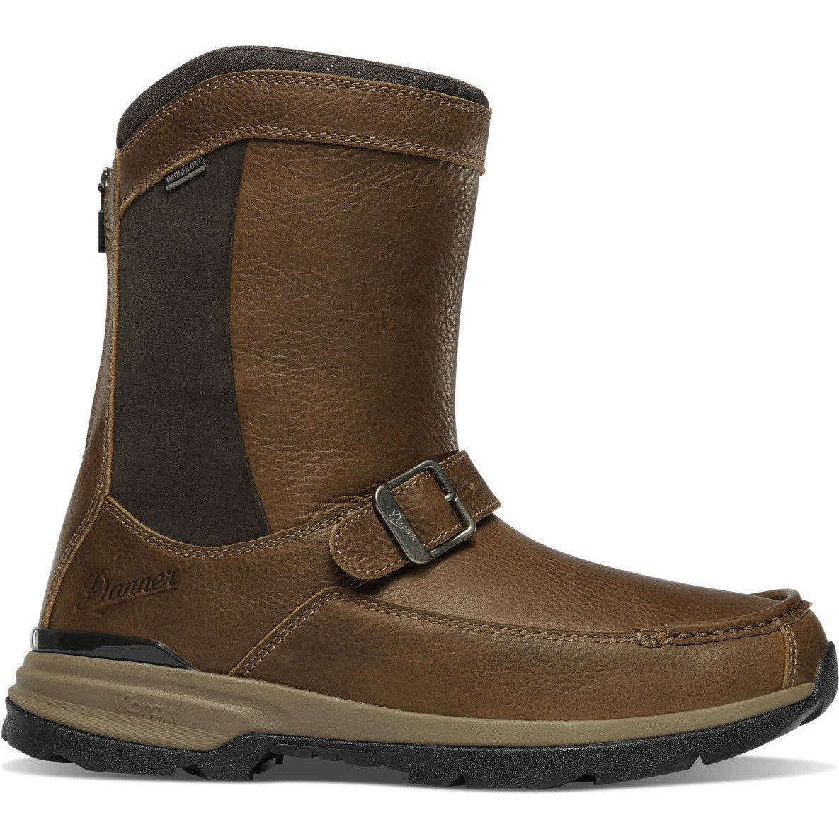 Danner Men's Recurve 10" Moc Toe Waterproof Rear Zip Hunt Boot -Brown- 47631 - Overlook Boots