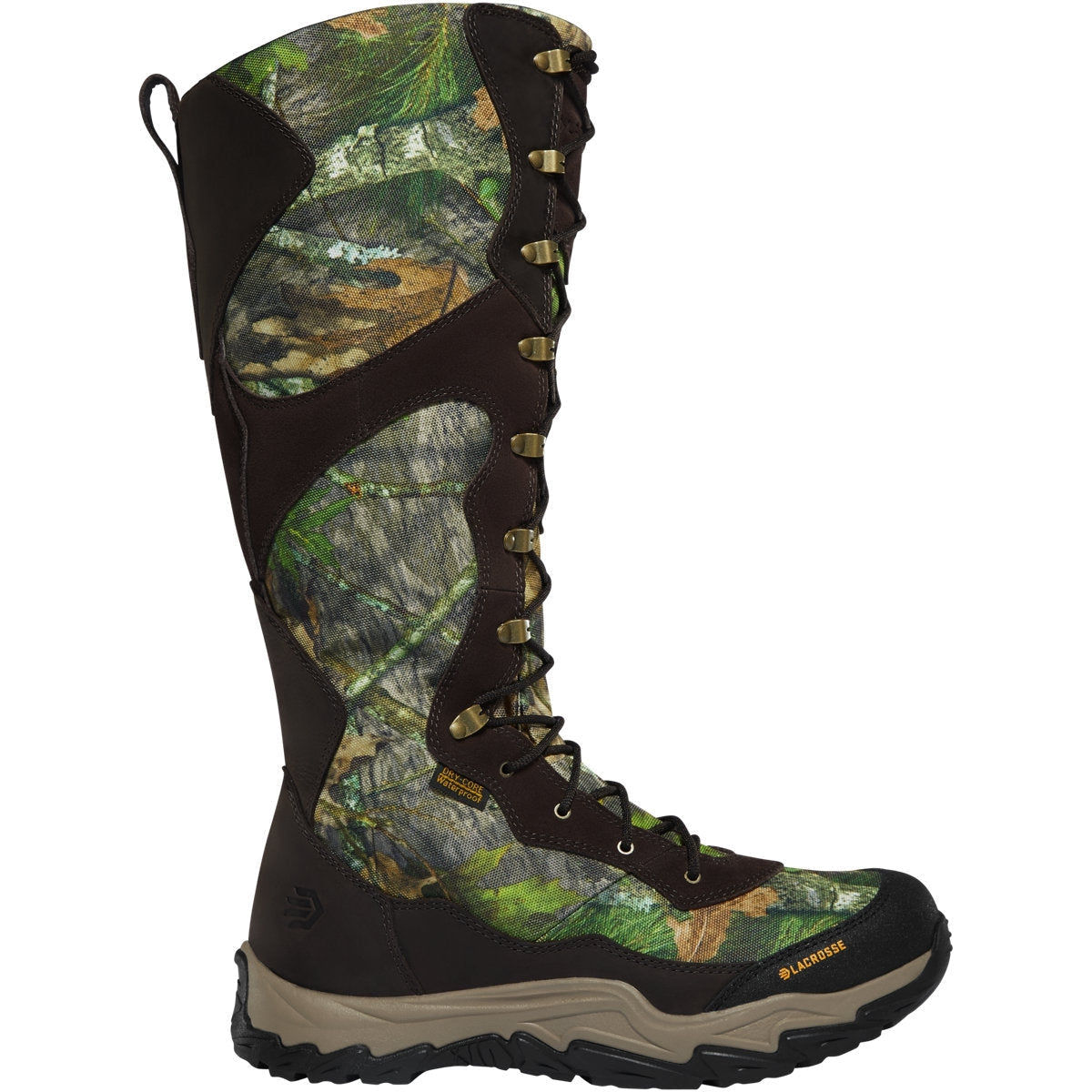 Lacrosse Men's Venom II 18" Waterproof Side Zipper Snake Hunt Boot - Mossy Oak - 501000 7 / Medium / Mossy Oak - Overlook Boots