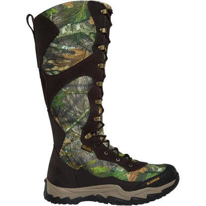 Lacrosse Men's Venom II 18" Waterproof Side Zipper Snake Hunt Boot - Mossy Oak - 501000 7 / Medium / Mossy Oak - Overlook Boots