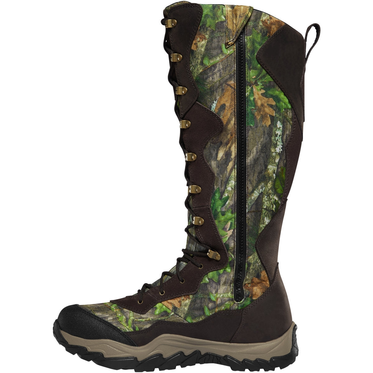 Lacrosse Men's Venom II 18" Waterproof Side Zipper Snake Hunt Boot - Mossy Oak - 501000 - Overlook Boots