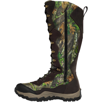 Lacrosse Men's Venom II 18" Waterproof Side Zipper Snake Hunt Boot - Mossy Oak - 501000 - Overlook Boots