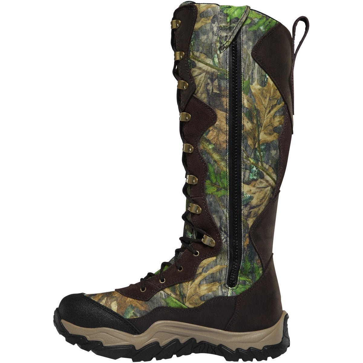 Lacrosse Women's Venom II 15" Waterproof Side Zipper Snake Hunt Boot - Mossy Oak - 501001 - Overlook Boots