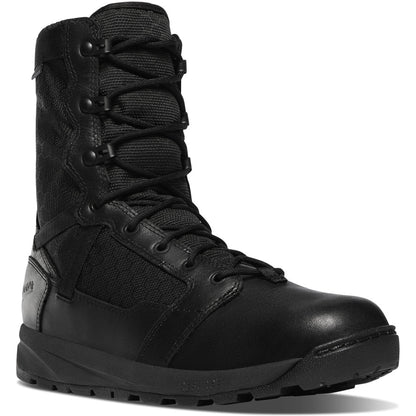 Danner Men's Resurgent Tactical 8" Plain Toe Waterproof Boot -Black- 50111 6 / Medium / Black - Overlook Boots