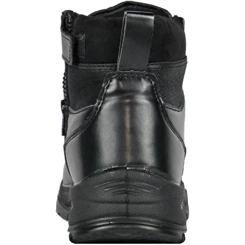 Hoss Men's Watchman 6" Composite Safety Toe Side Zipper Work Shoe - Black 50172 - Overlook Boots