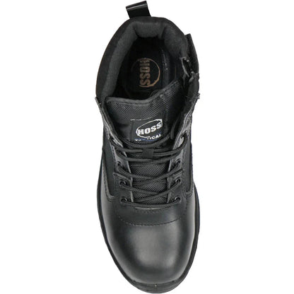 Hoss Men's Watchman 6" Composite Safety Toe Side Zipper Work Shoe - Black 50172 - Overlook Boots