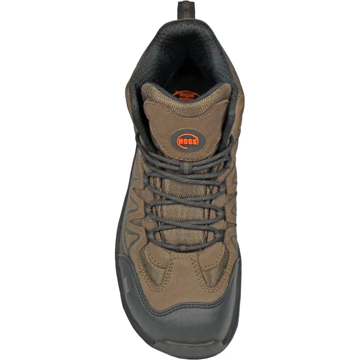 Hoss Men's Eric Hi Oblique Toe Slip Resistant Work Shoe - Brown 50239 - Overlook Boots