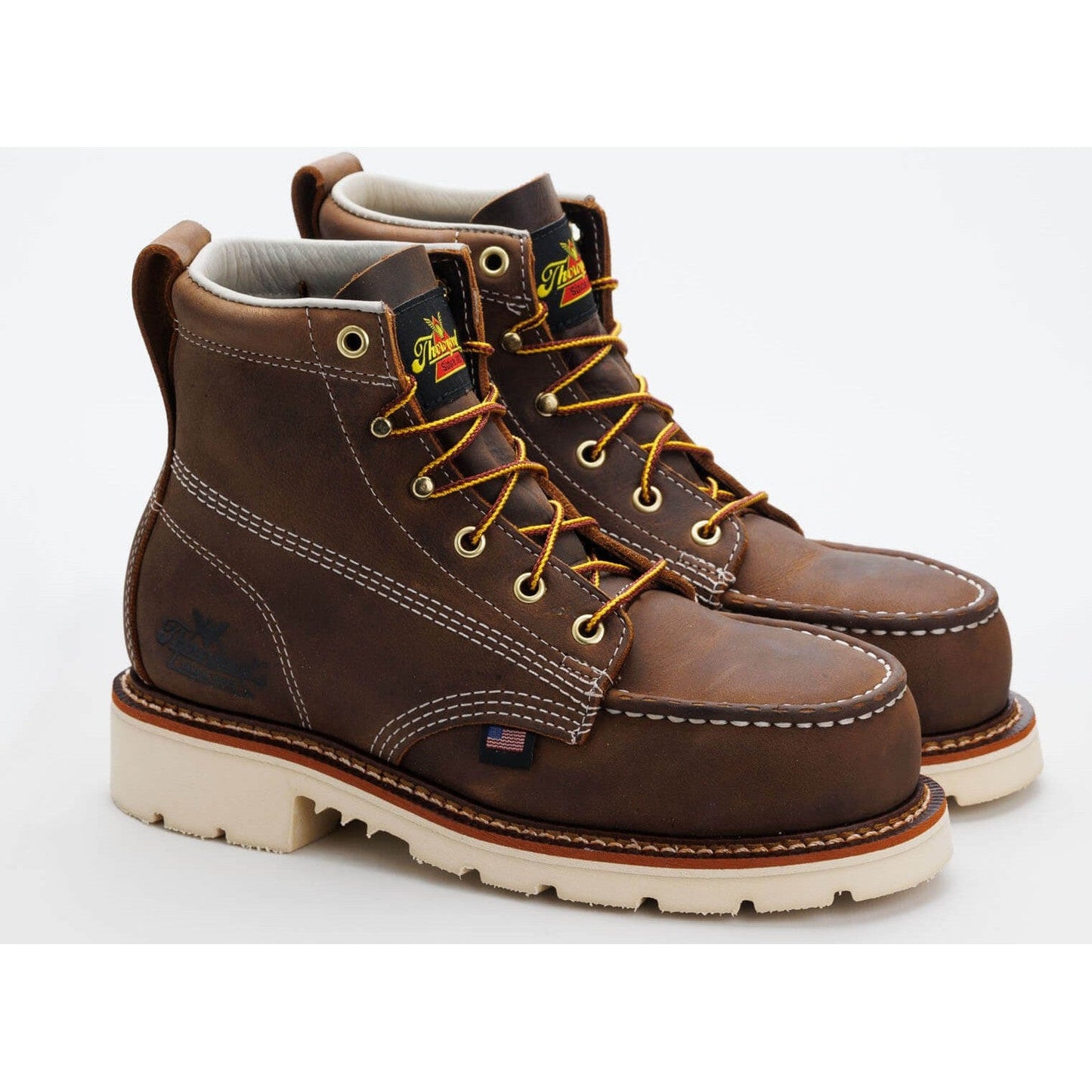 Thorogood Women's American 6" Moc Toe Maxwear Work Boot -Horse- 504-4375 5.5 / Medium / Brown - Overlook Boots