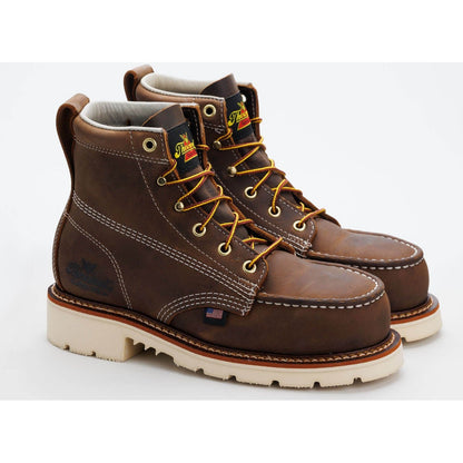 Thorogood Women's American 6" Moc Toe Maxwear Work Boot -Horse- 504-4375 5.5 / Medium / Brown - Overlook Boots