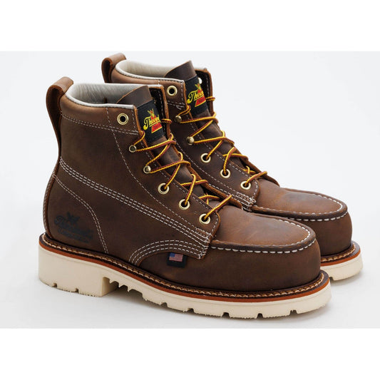 Thorogood Women's American 6" Moc Toe Maxwear Work Boot -Horse- 504-4375 5.5 / Medium / Brown - Overlook Boots