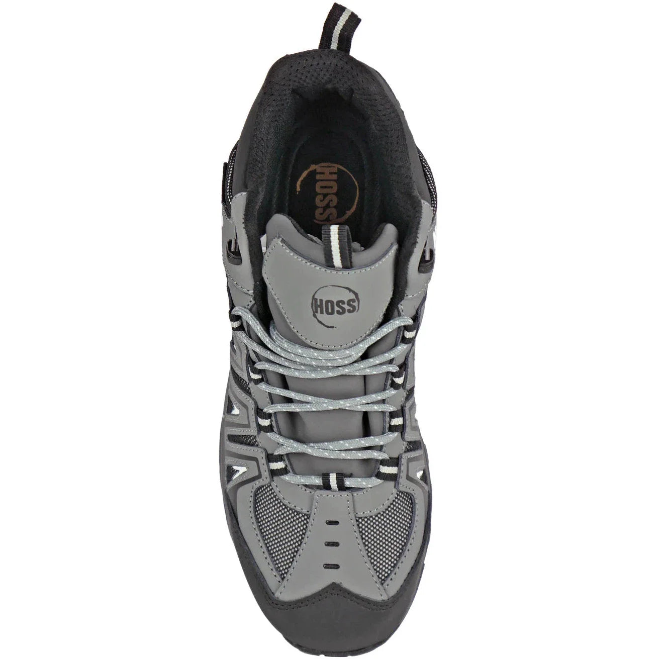 Hoss Men's Trail Composite Safety Waterproof Toe Work Boot - Grey 53023 - Overlook Boots