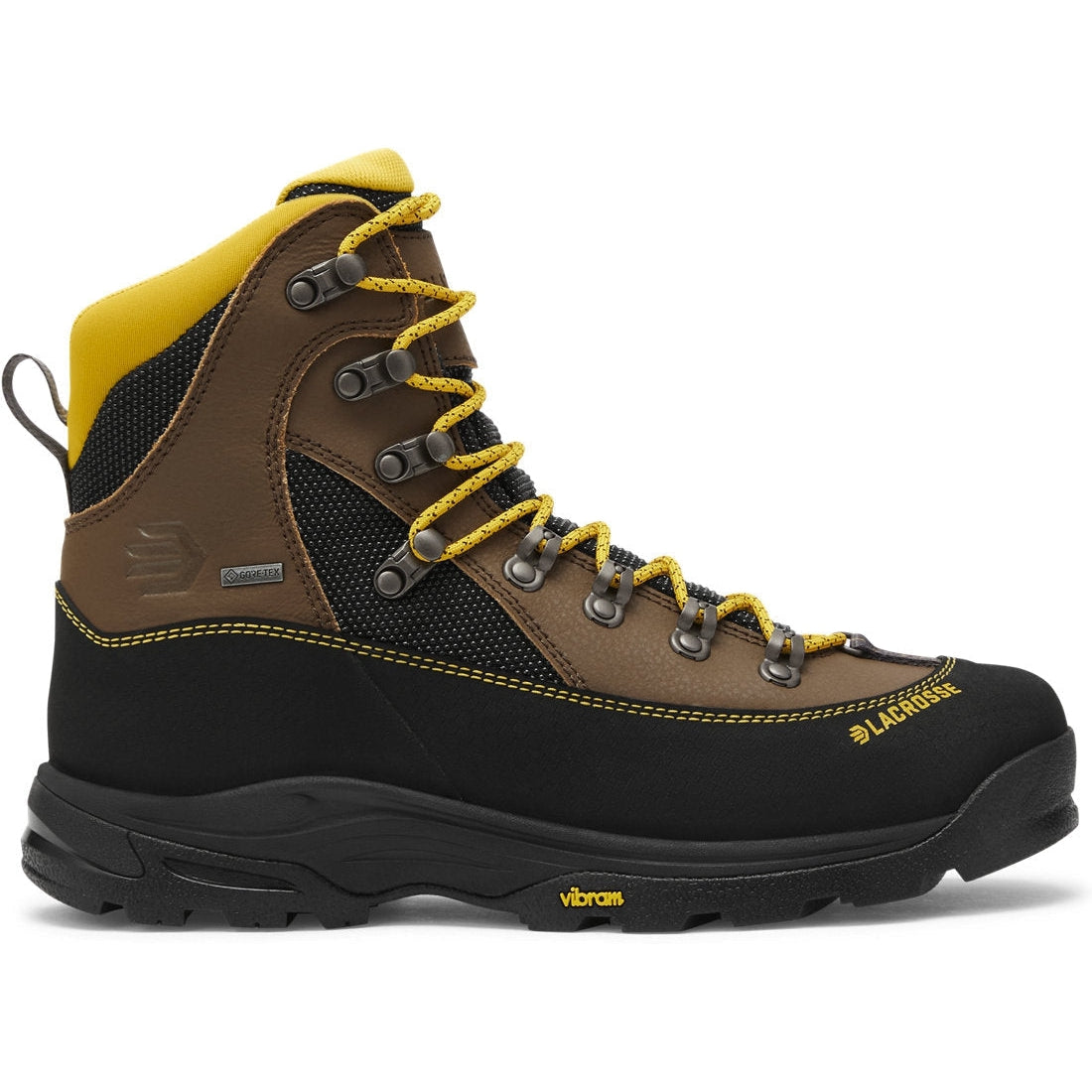 Lacrosse Men's Ursa Ms 7" Waterproof Lace Up Work Boot -Brown- 533611 7 / Medium / Brown/Gold - Overlook Boots