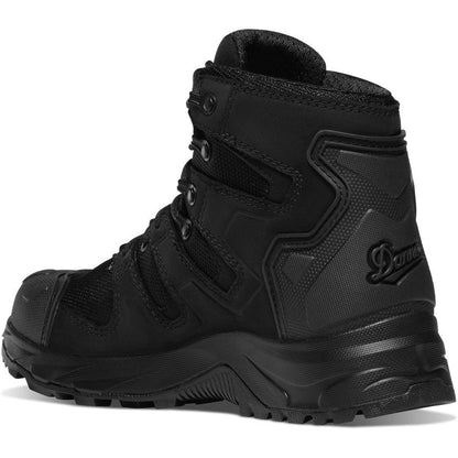 Danner Men's Downrange 6" Plain Toe Waterproof Slip Resistant Duty Boot -Black- 54021 - Overlook Boots