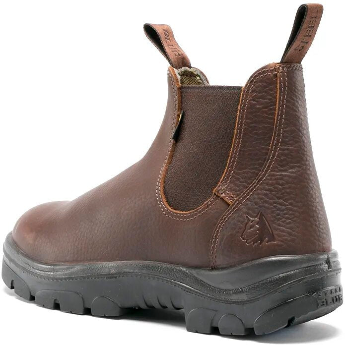 Steel Blue Men's Hobart 6" Waterproof Soft Toe Electrical Hazard Ankle Romeo Work Boot -Oak- 810901 - Overlook Boots