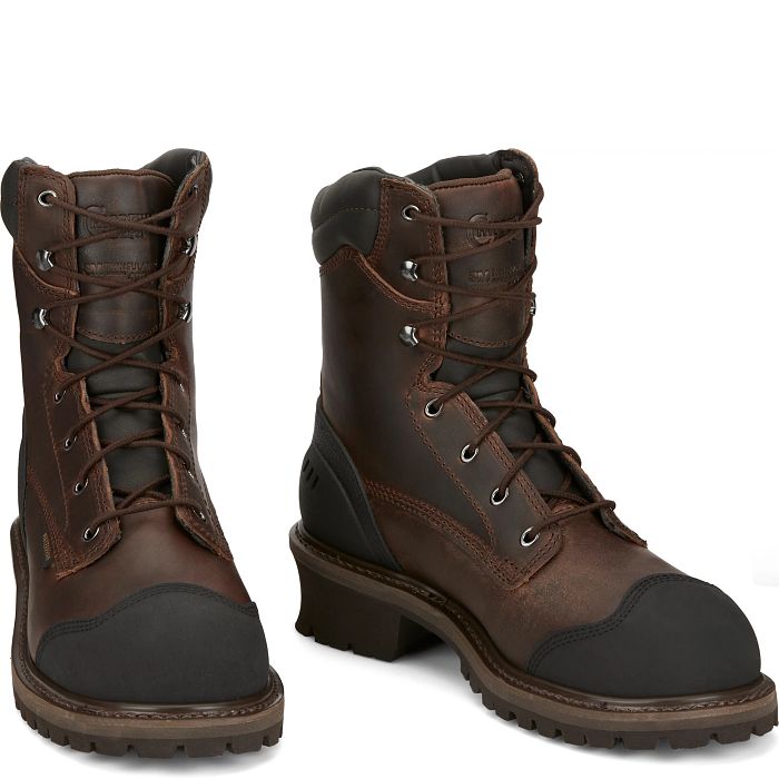 Chippewa Men's Aldarion 8" Composite Toe Waterproof 400G Ins Logger Work Boot - 55053 - Overlook Boots