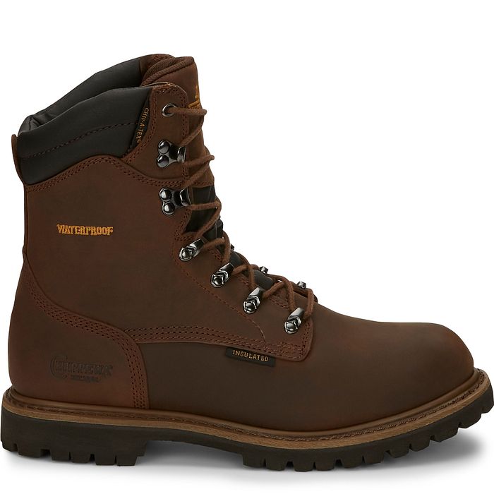 Chippewa Men's Birkhead 8" Soft Toe Waterproof 400G Ins Lace-Up Work Boot - 55068 - Overlook Boots