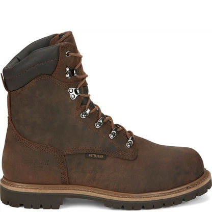 Chippewa Men's Birkhead 8" Steel Toe Waterproof 400G Ins Lace-Up Work Boot - 55069 - Overlook Boots