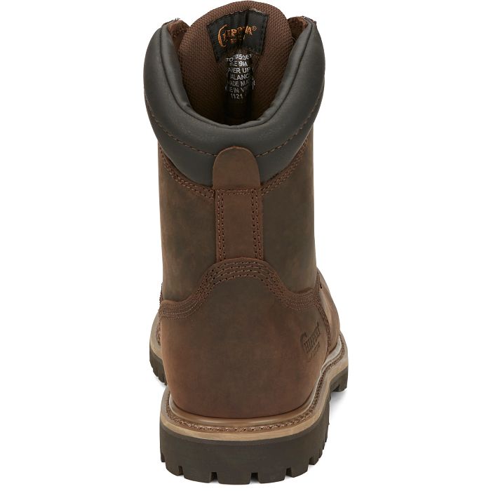 Chippewa Men's Birkhead 8" Steel Toe Waterproof 400G Ins Lace-Up Work Boot - 55069 - Overlook Boots