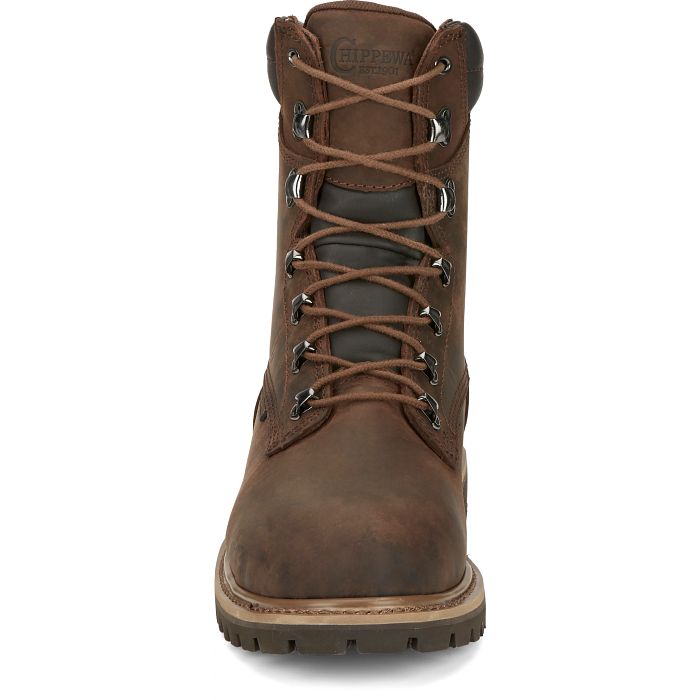 Chippewa Men's Birkhead 8" Steel Toe Waterproof 400G Ins Lace-Up Work Boot - 55069 - Overlook Boots