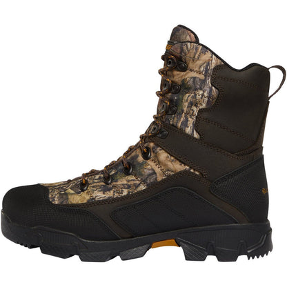 Lacrosse Men's Cold Snap 9" Plain Toe Pac Waterproof 1200G Hunt Boot Mossy Oak 566710 - Overlook Boots