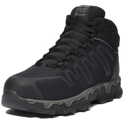 Timberland Pro Men's Powertrain Sport Alloy Toe Sneaker Work Shoe -Black- TB1A1JYQ001 - Overlook Boots