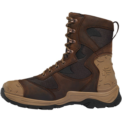 Lacrosse Men's Atlas 8" Soft Toe Waterproof Hunt Boot - Brown - 572110  - Overlook Boots