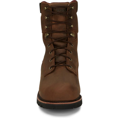 Chippewa Men's 8" Steel Toe 400G Ins Waterproof Work Boot - Brown - 59330 - Overlook Boots