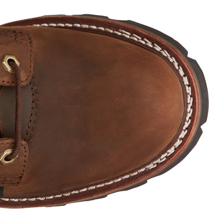 Chippewa Men's Super Dna 9" Plain Toe Waterproof Lace Up Work Boot -Brown- 59406 - Overlook Boots