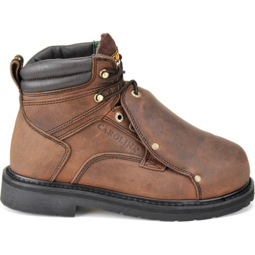 Carolina Men's Metpro Lo 6" Steel Toe Metguard Work Boot -Brown- 599 7 / Medium / Brown - Overlook Boots