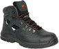 Hoss Men's Adam 6" Steel Toe Waterproof Slip Resistant Work Boot - Black 60122 7 / Medium / Black - Overlook Boots