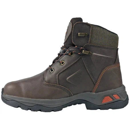 Hoss Men's Blizzard Waterproof Slip Resistant  400G Insulated Work Boot - Brown 60150  - Overlook Boots