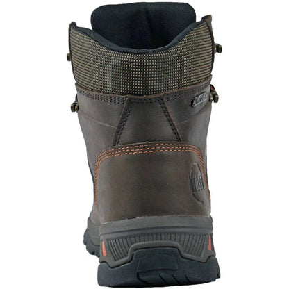 Hoss Men's Blizzard Waterproof Slip Resistant  400G Insulated Work Boot - Brown 60150  - Overlook Boots