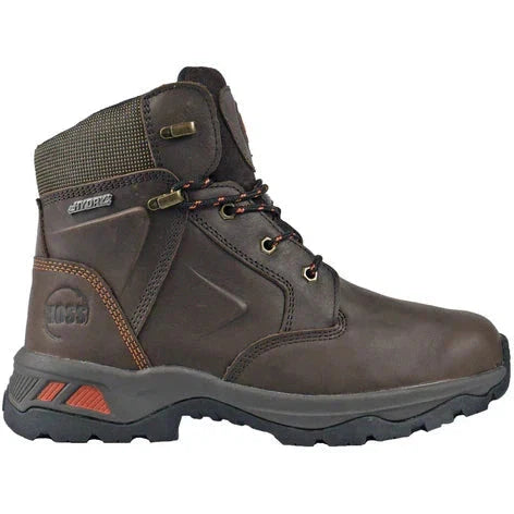 Hoss Men's Blizzard Waterproof Slip Resistant  400G Insulated Work Boot - Brown 60150  - Overlook Boots