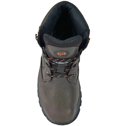 Hoss Men's Blizzard Waterproof Slip Resistant  400G Insulated Work Boot - Brown 60150  - Overlook Boots