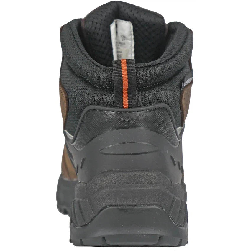 Hoss Men's Stomp Oblique Toe Waterproof Slip Resistant Work Boot - Brown 60203 - Overlook Boots