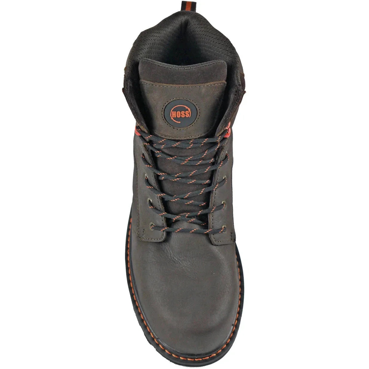 Hoss Men's Carson 6" Soft Toe Slip Resistant Work Boot - Brown 60414  - Overlook Boots